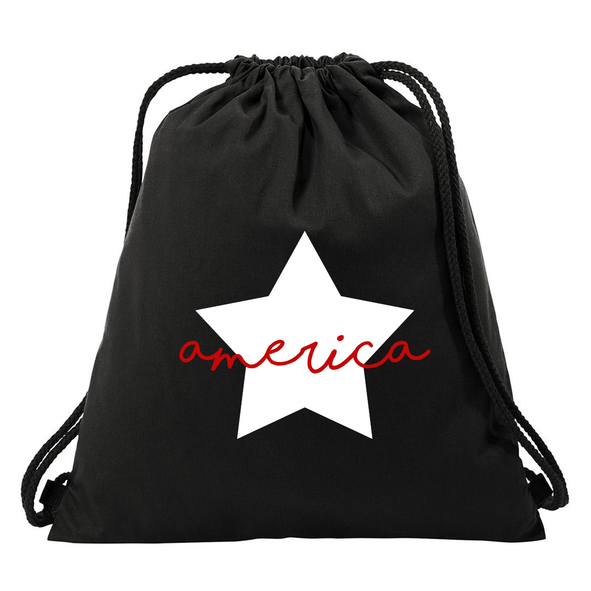 America Star 4th Of July Celebration Drawstring Bag