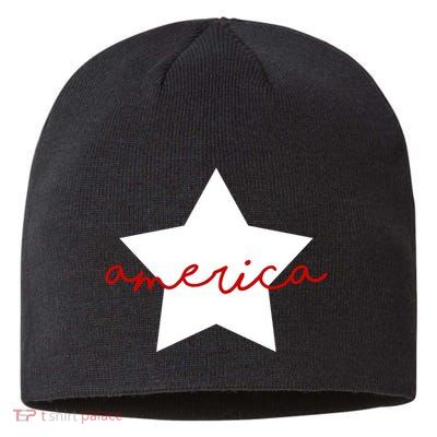 America Star 4th Of July Celebration Sustainable Beanie