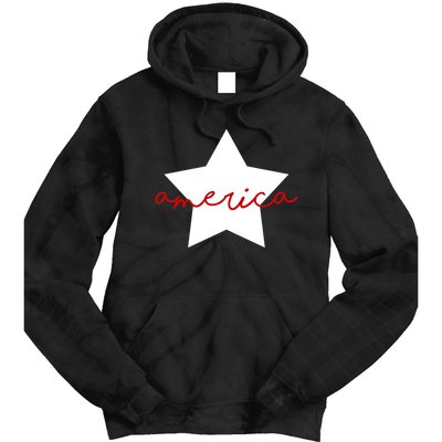 America Star 4th Of July Celebration Tie Dye Hoodie