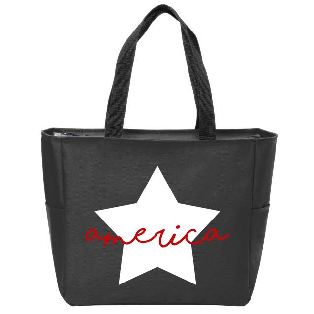 America Star 4th Of July Celebration Zip Tote Bag