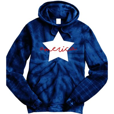 America Star 4th Of July Celebration Tie Dye Hoodie