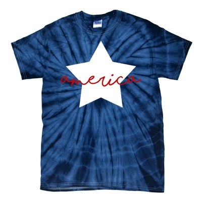 America Star 4th Of July Celebration Tie-Dye T-Shirt