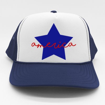 America Star 4th Of July Celebration Trucker Hat