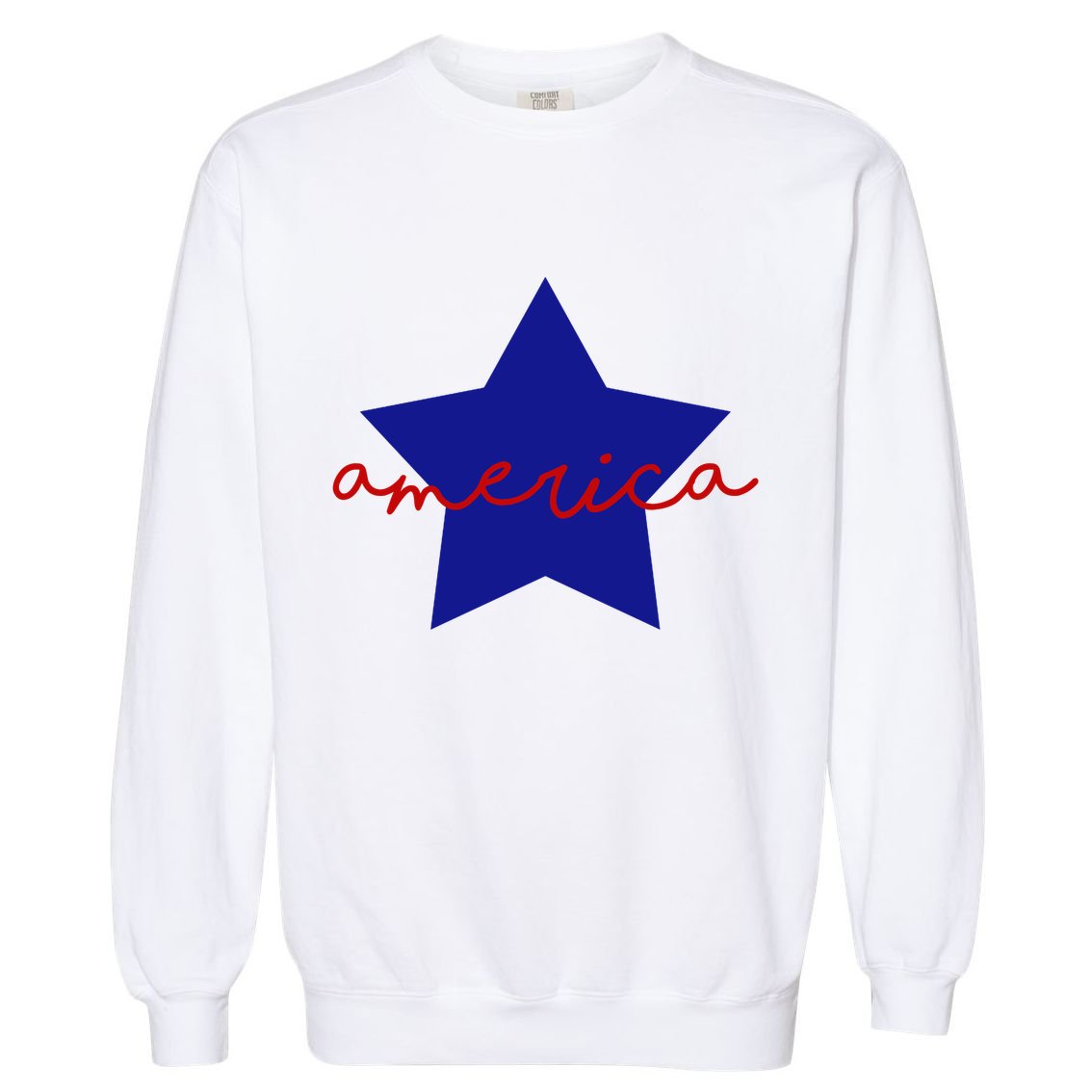 America Star 4th Of July Celebration Garment-Dyed Sweatshirt