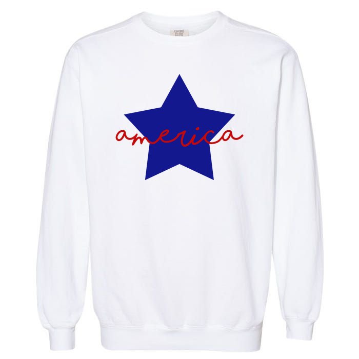 America Star 4th Of July Celebration Garment-Dyed Sweatshirt