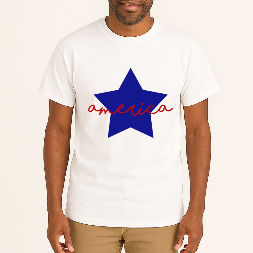 America Star 4th Of July Celebration Tall T-Shirt