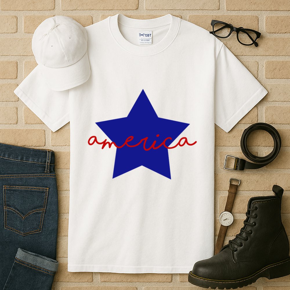America Star 4th Of July Celebration Tall T-Shirt