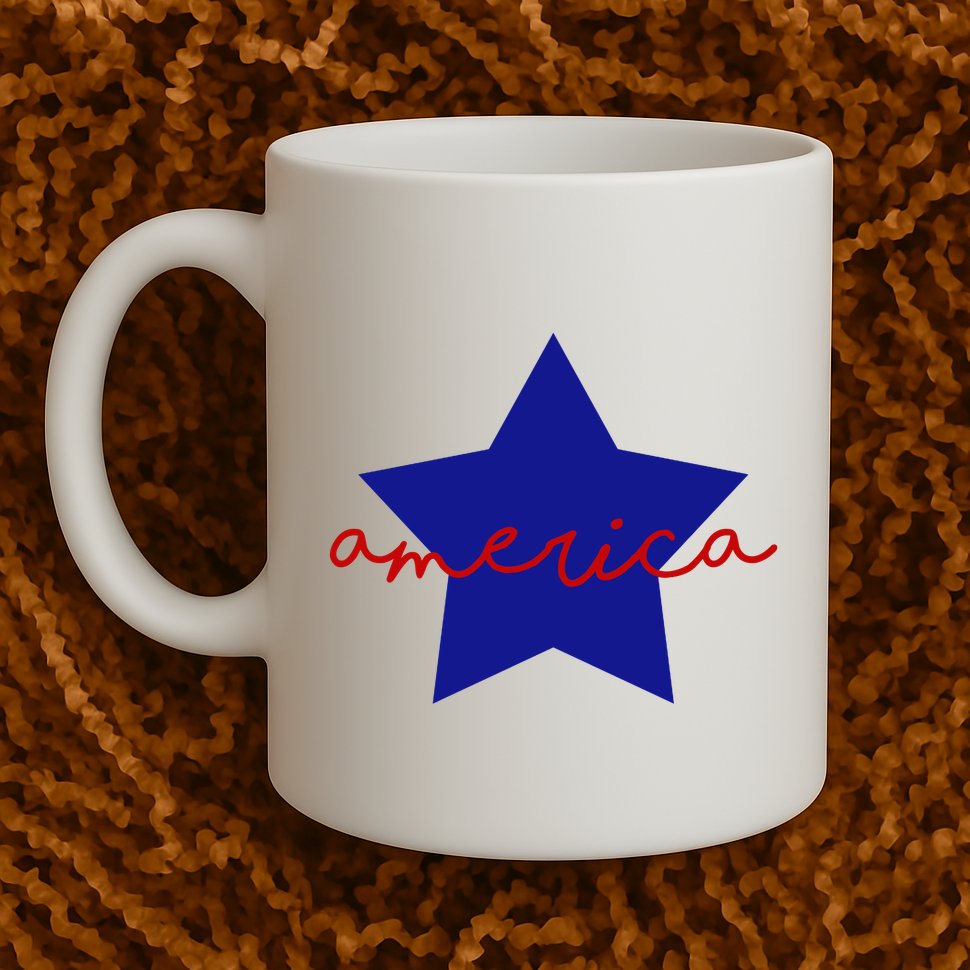 America Star 4th Of July Celebration Mug