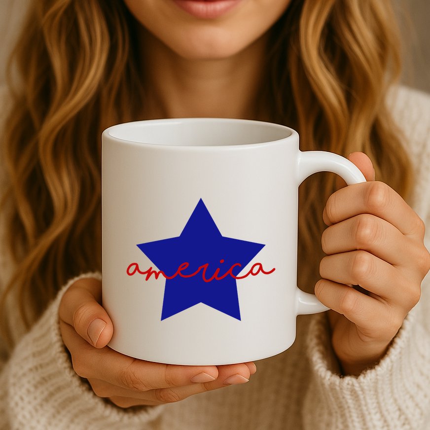 America Star 4th Of July Celebration Mug