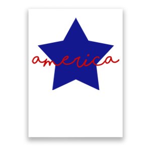 America Star 4th Of July Celebration Poster