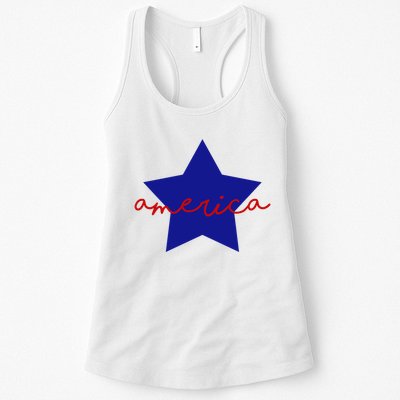 America Star 4th Of July Celebration Womens Tank Top