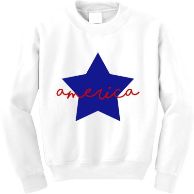 America Star 4th Of July Celebration Kids Sweatshirt