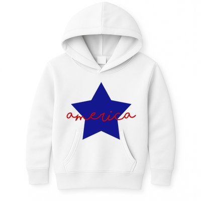 America Star 4th Of July Celebration Kids Hoodie