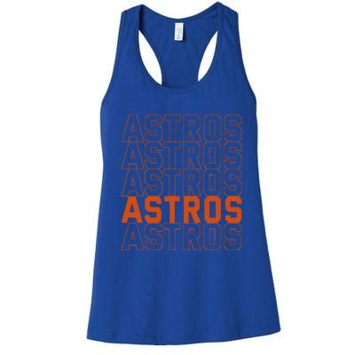 A.S.T.R.O.S Style 70s 80s First Name Women's Racerback Tank