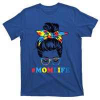 Autistic Son Autism Awareness Mom Life Cool Gift Mom Gift T-Shirt