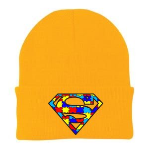 Autism Superhero Knit Cap Winter Beanie