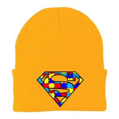 Autism Superhero Knit Cap Winter Beanie