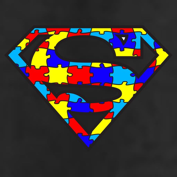 Autism Superhero 7 Panel Mesh Trucker Snapback Hat
