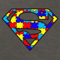 Autism Superhero Cotton Canvas Backpack