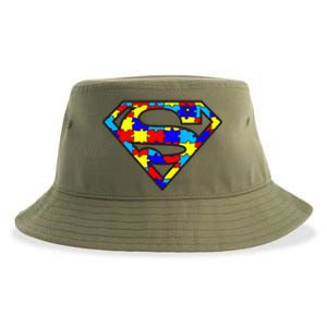 Autism Superhero Sustainable Bucket Hat