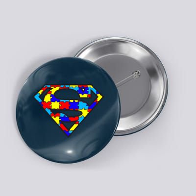 Autism Superhero Button