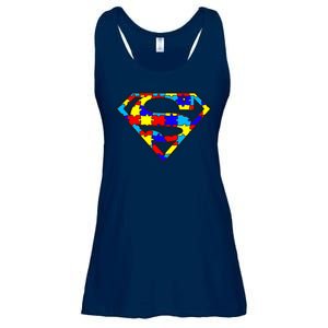 Autism Superhero Ladies Essential Flowy Tank