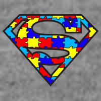 Autism Superhero 7-Panel Snapback Hat