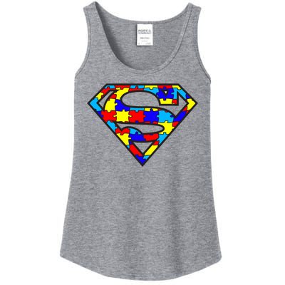 Autism Superhero Ladies Essential Tank