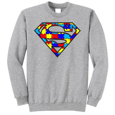 Autism Superhero Tall Sweatshirt