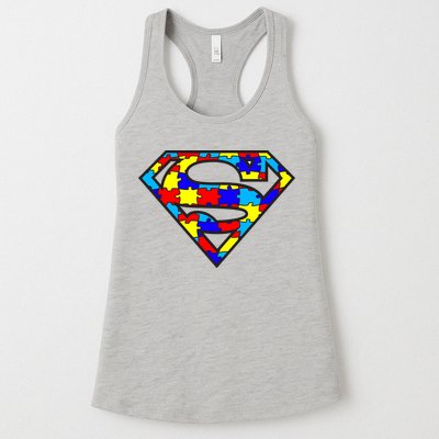 Autism Superhero Womens Tank Top