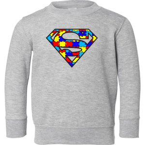 Autism Superhero Toddler Sweatshirt