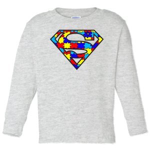 Autism Superhero Toddler Long Sleeve Shirt