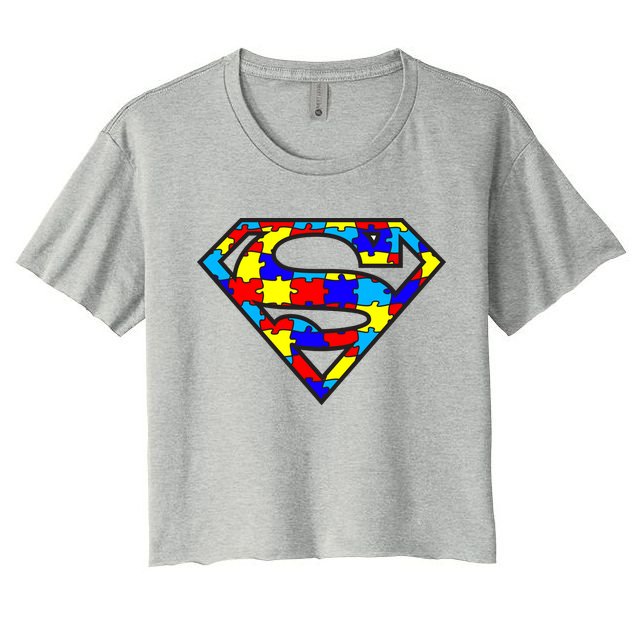 Autism Superhero Crop Top