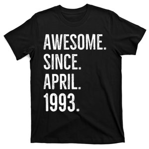 Awesome Since April 1993 Age Birthday Idea T-Shirt