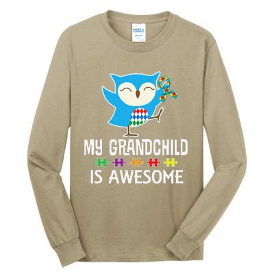 Autism Spectrum Awareness Grandchild Support Tall Long Sleeve T-Shirt