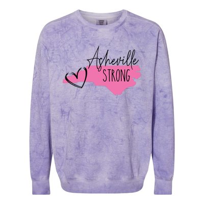 Asheville Strong Colorblast Crewneck Sweatshirt