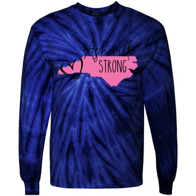 Asheville Strong Tie-Dye Long Sleeve Shirt