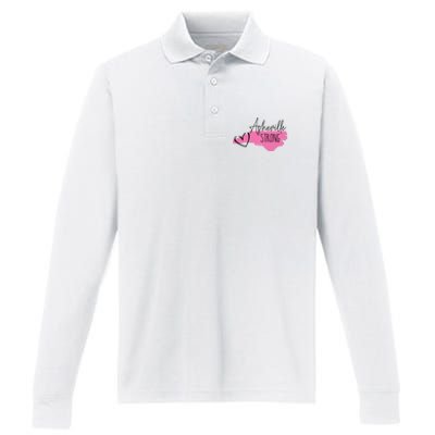 Asheville Strong Performance Long Sleeve Polo