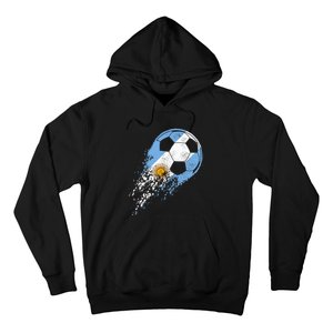 Argentina Soccer Argentinian Flag Pride Soccer Player Hoodie