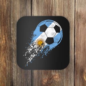 Argentina Soccer Argentinian Flag Pride Soccer Player Coaster