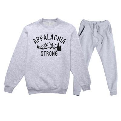 Appalachia Strong Premium Crewneck Sweatsuit Set