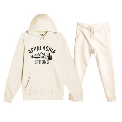 Appalachia Strong Premium Hooded Sweatsuit Set