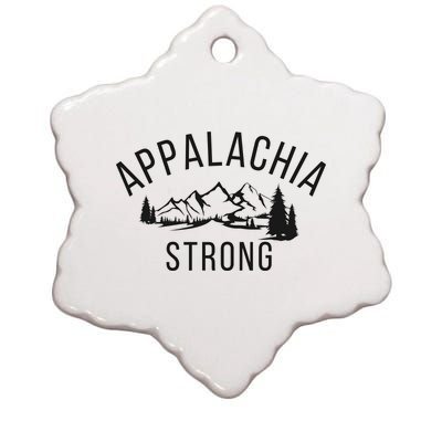 Appalachia Strong Ceramic Star Ornament