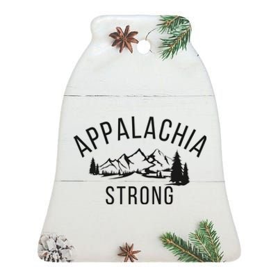 Appalachia Strong Ceramic Bell Ornament