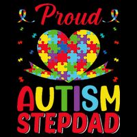 Autism Stepdad Autism Awareness Month Autism Apparel Autism Zip Tote Bag