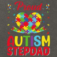Autism Stepdad Autism Awareness Month Autism Apparel Autism Cotton Canvas Backpack