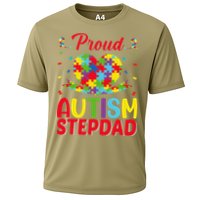 Autism Stepdad Autism Awareness Month Autism Apparel Autism Cooling Performance Crew T-Shirt
