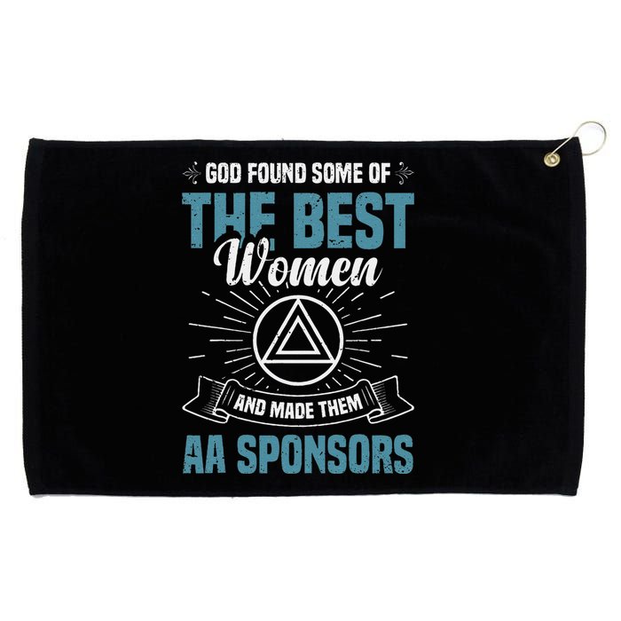 Aa Sobriety Anniversary 60 Day Sponsor Chip Aa Sponsor Grommeted Golf Towel