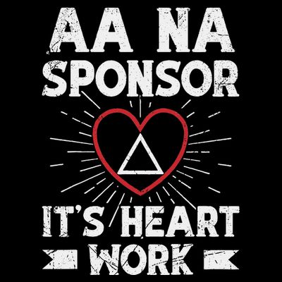 Aa Sponsorship Alcoholics Anonymous Sobriety Aa Na Sponsor T-Shirt