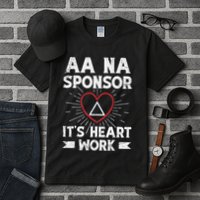 Aa Sponsorship Alcoholics Anonymous Sobriety Aa Na Sponsor Tall T-Shirt